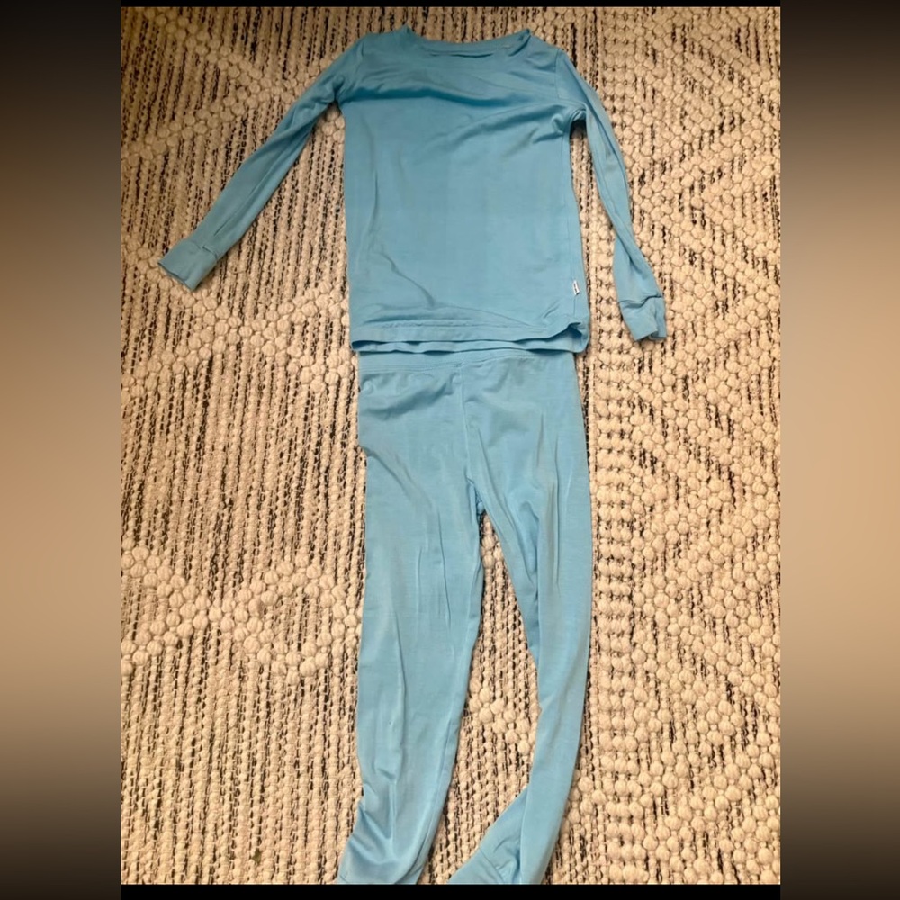 Little Sleepies Long Sleeve Light Blue Pajama Set